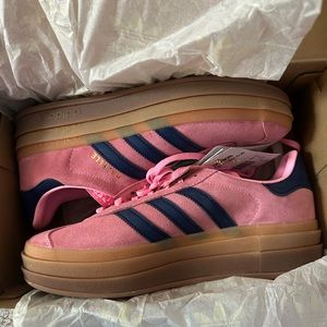 Adidas gazelle bold pink glow